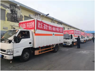 非常時期，江鈴車主馳援武漢 倉儲物流業(yè)的擔(dān)當(dāng)與奉獻(xiàn)